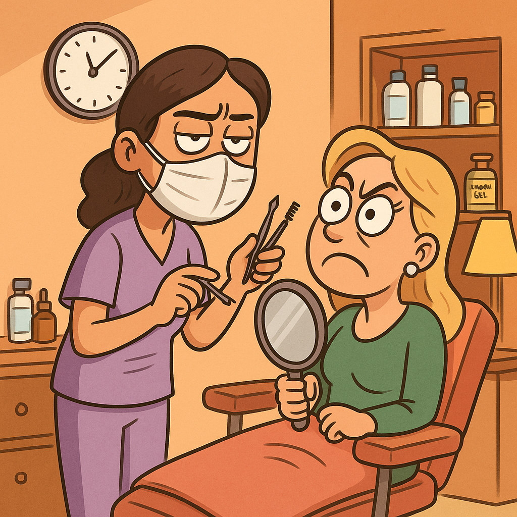 La clienta de las cejas imposibles