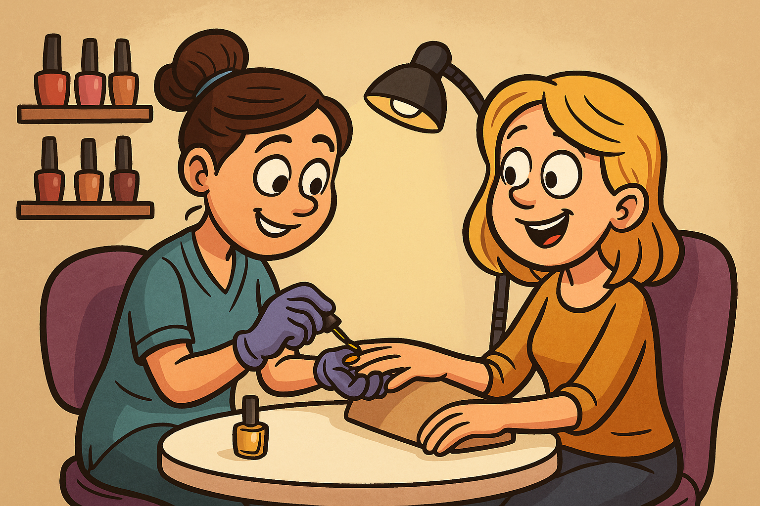 Las uñas de la entrevista