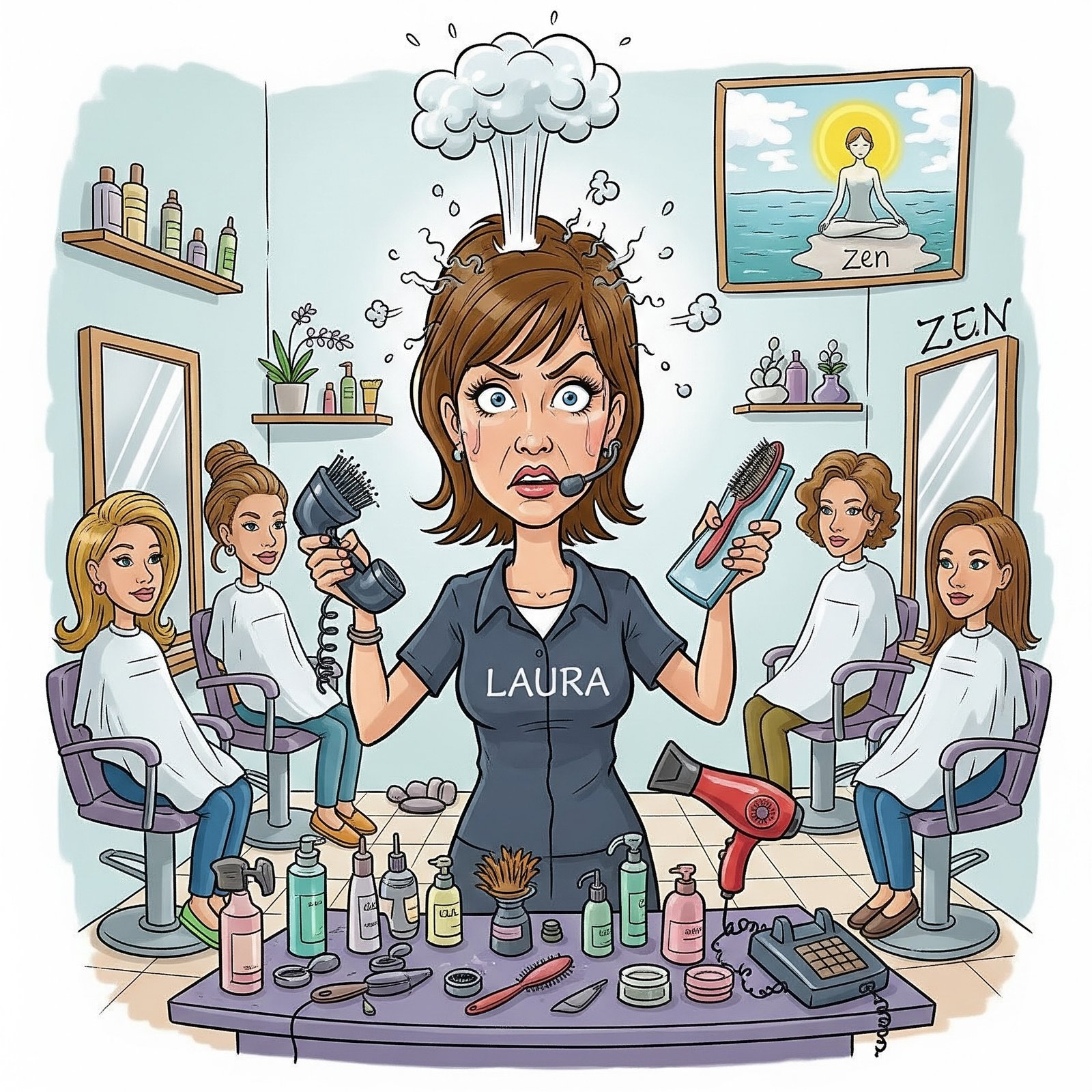 Más Allá de la Perfección: Cómo Mi Esposa Gestiona el Estrés del Salón de Belleza