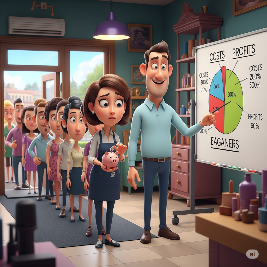 «Números que Cuentan: Mi Visión sobre la Rentabilidad de un Salón de Belleza»