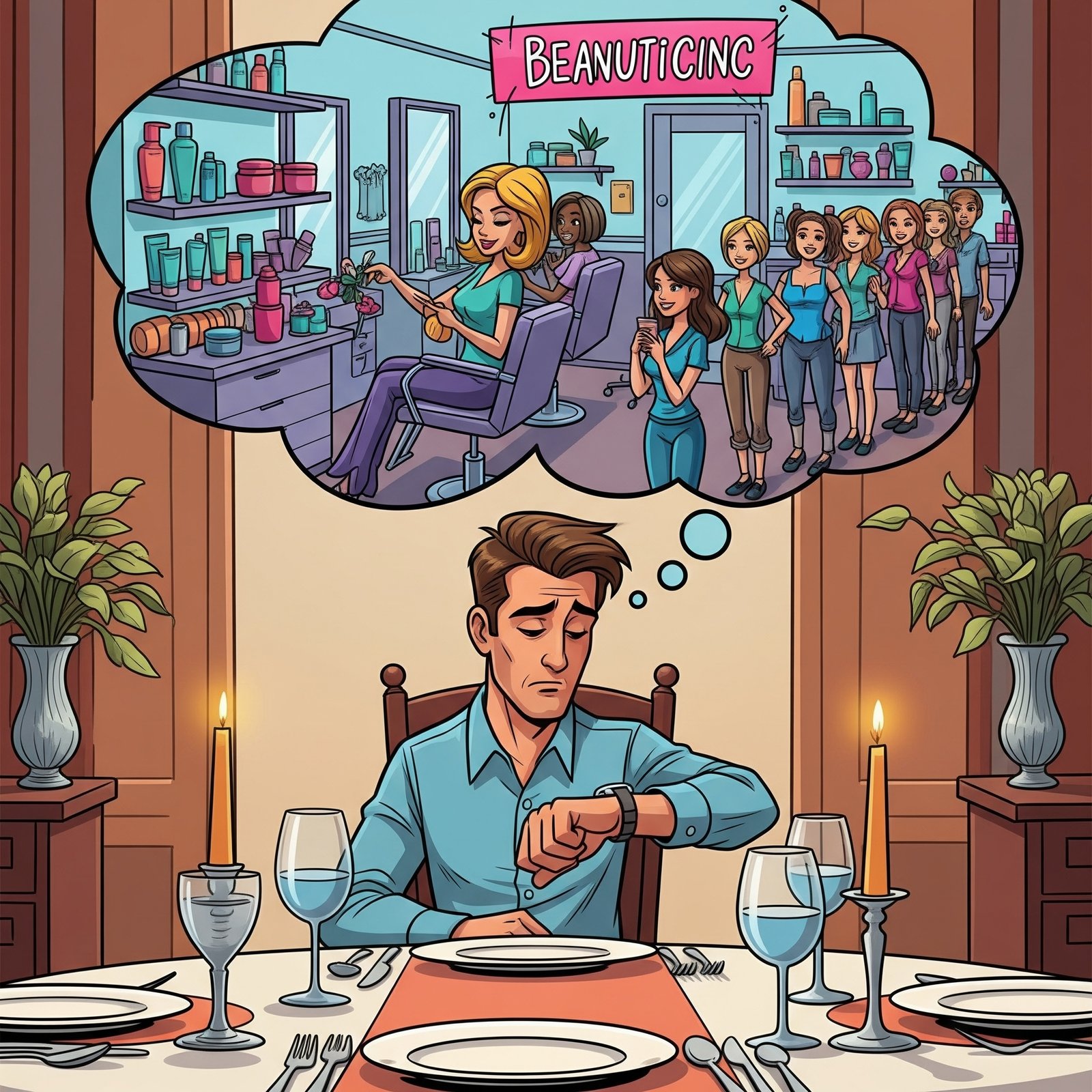 Cenas Tardías y Agendas Llenas: La Realidad de ser el Marido de una Esteticista Exitosa