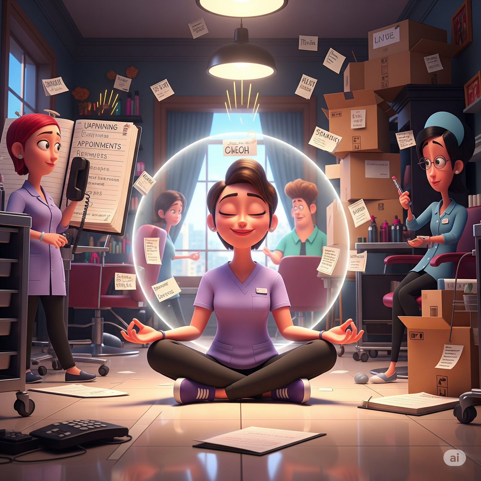 «Desconectando para Conectar: Estrategias de Bienestar para Esteticistas y Gerentes»